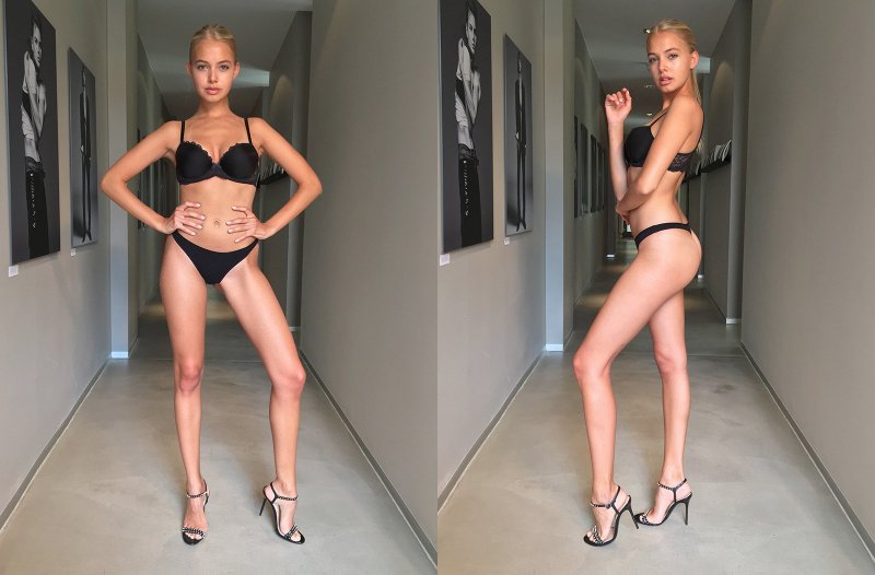 Bella Oelmann with men