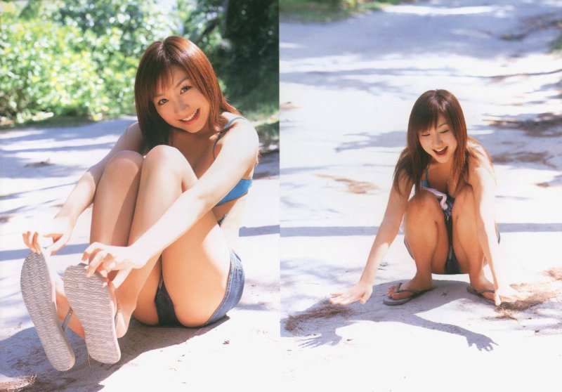 Aya Kiguchi in a swimsuit