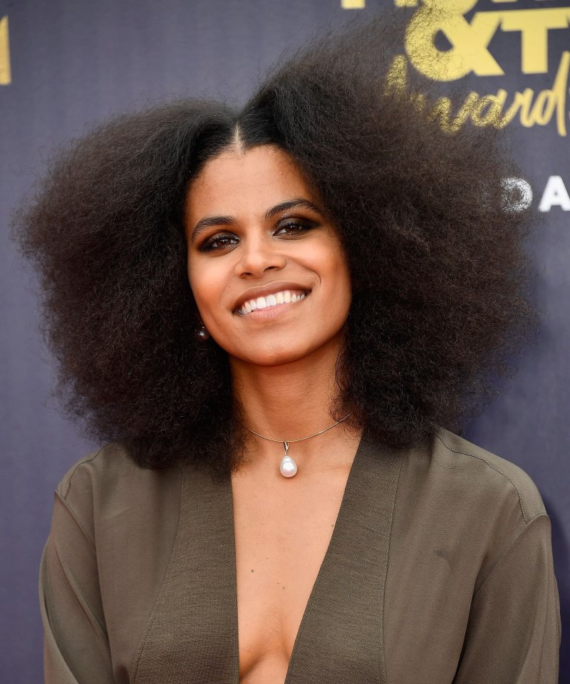 Zazie Beetz in a swimsuit