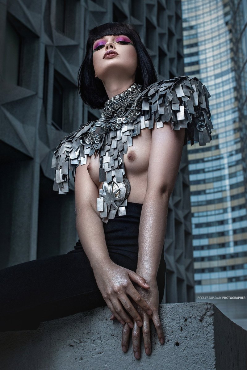 Marie Grippon sexy Dress feet face Aas pusy